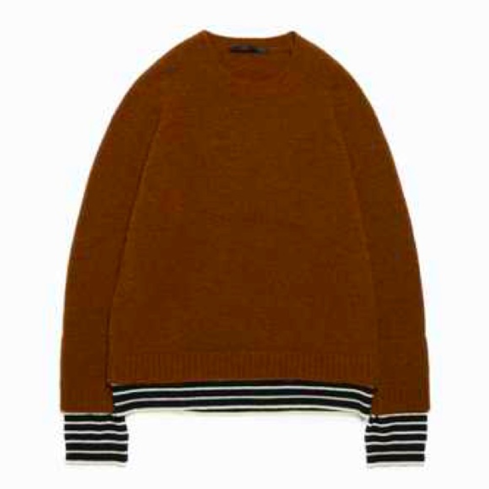 Haider Ackerman alpaca blend sweater with layered detail